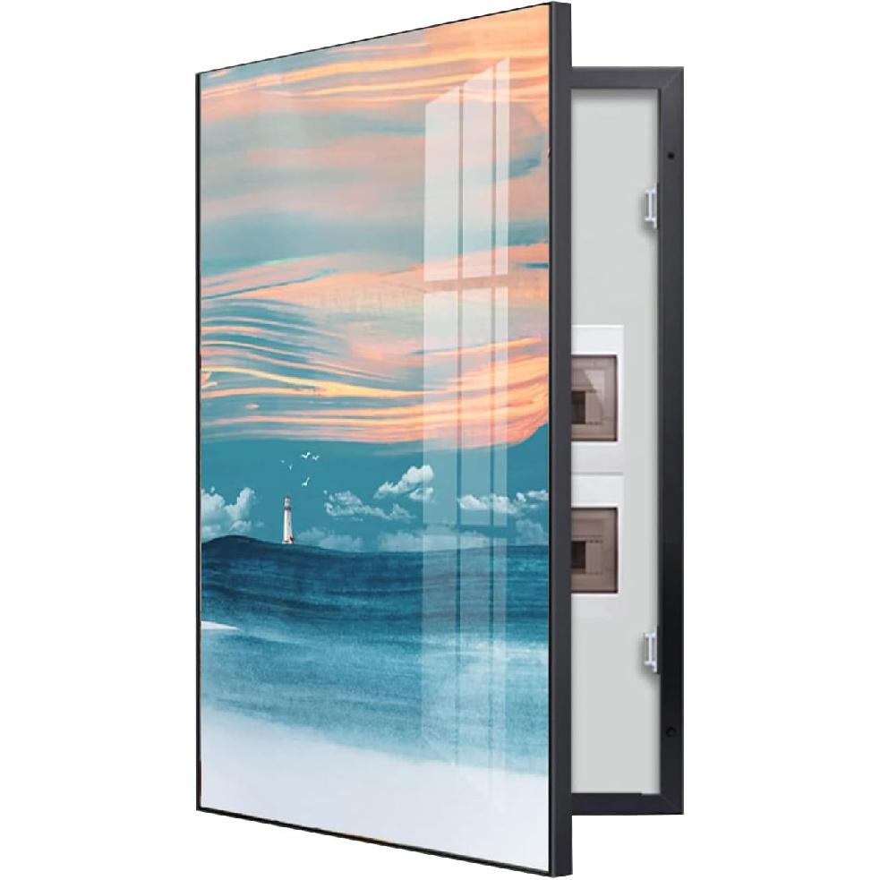 fuse box cover cabinet decorative, Electrical Panel Cover Decorative - Hide Meter Electric Meter Box Decorative Painting - Wall Mounted Electrical