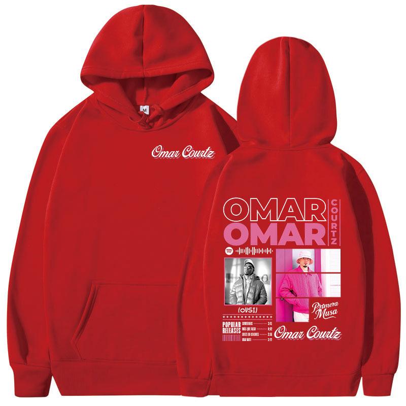 Omar Courtz Primera Musa Album Tour Merch Hoodies Men's Women Clothing Fashion Hooded Sweatshirts Hip Hop Oversized Pullovers