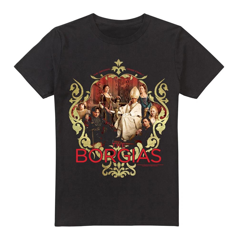 

Borgias Family Portrait 100% Cotton T-shirt Mens Tees Top S-2XL, Black M