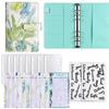A6 Leaf Macaron Diary: Creative PU Binder for Event Planning and Business