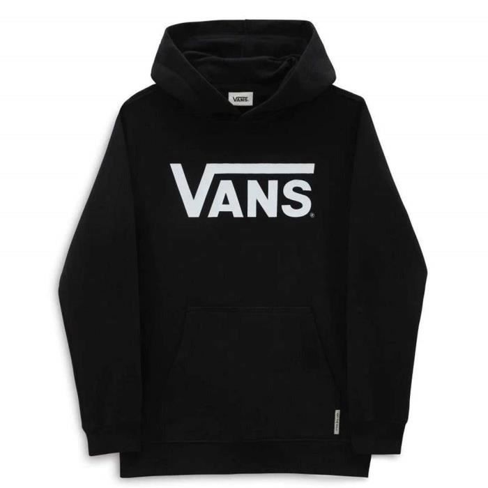 Sweat À Capuche Enfant - VANS - Classic Noir - Manches Longues - Col Capuche