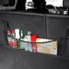 Car Back Rear Mesh Trunk Seat Elastic String Net Magic Sticker Universal Storage Bag Pocket Cage Auto Organizer Seat Back Bag
