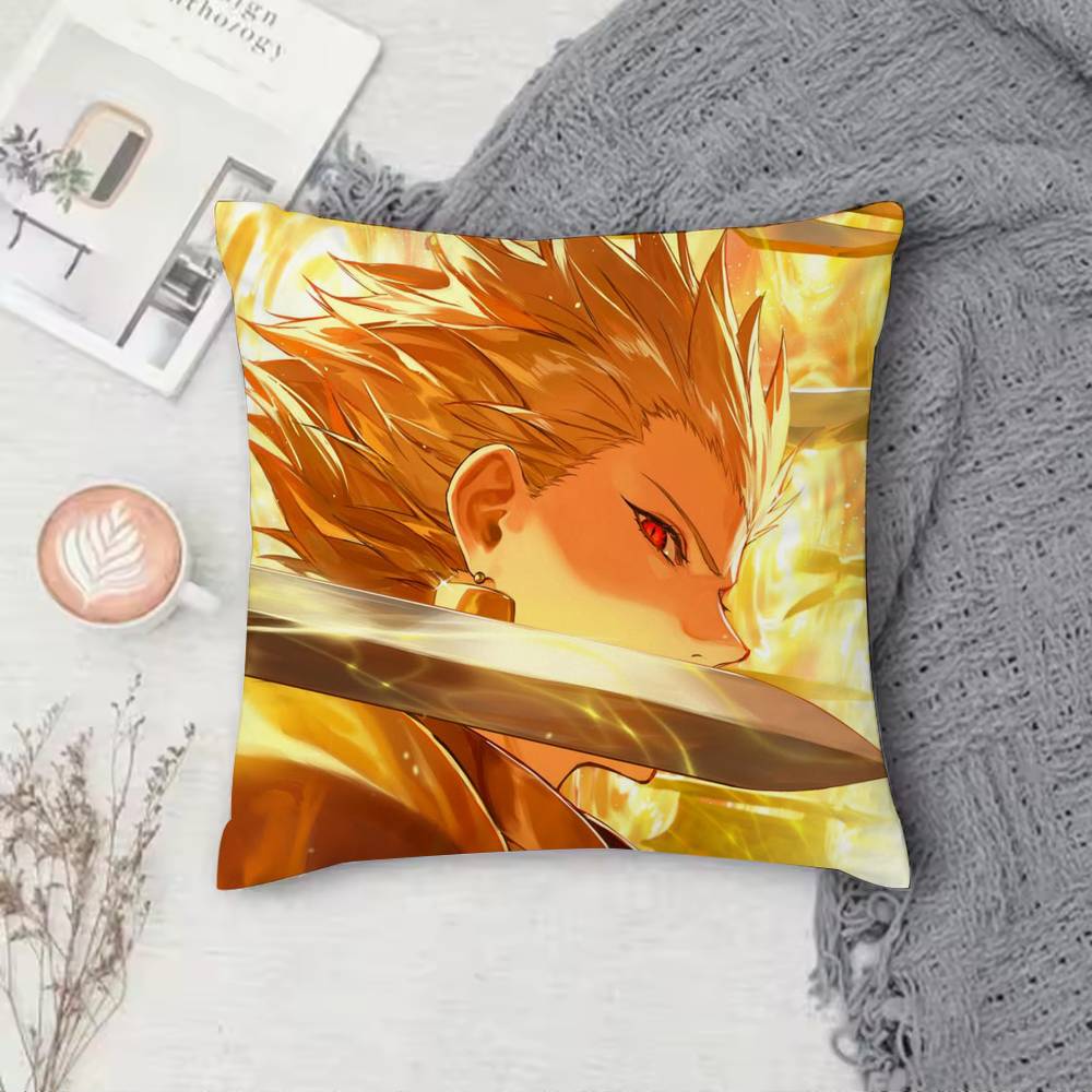 G-Gilgamesh F-Fate G-Grand O-Order Pillow Case for Sofa Living Room Home office Decor Protective Cover