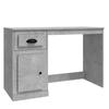 VidaXL Desk with Drawer Concrete Grey 115x50x75 Cm Engineered Wood 816476