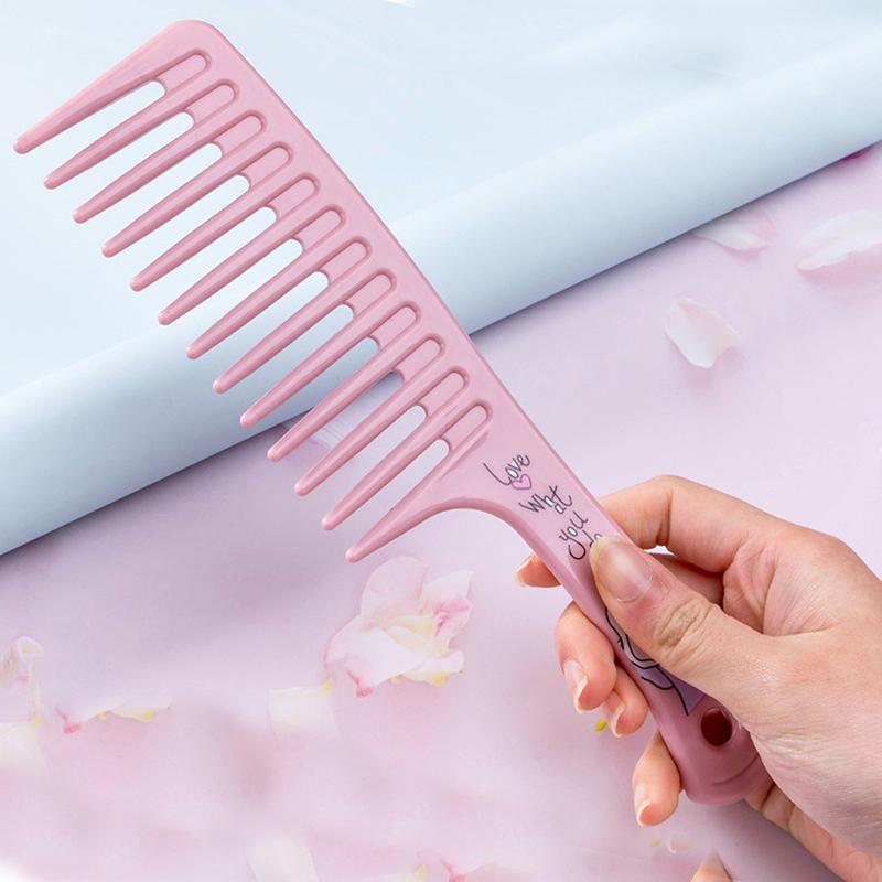 Comb, Suitable For Thick, Long, And Curly Hair With Wide Teeth, Anti-Static, Special For Real Hair Wigs