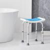 Duschhocker, höhenverstellbarer Duschhocker, Duschsitz für die Dusche oder Badewanne, rutschfester Hocker für ältere, behinderte Menschen,