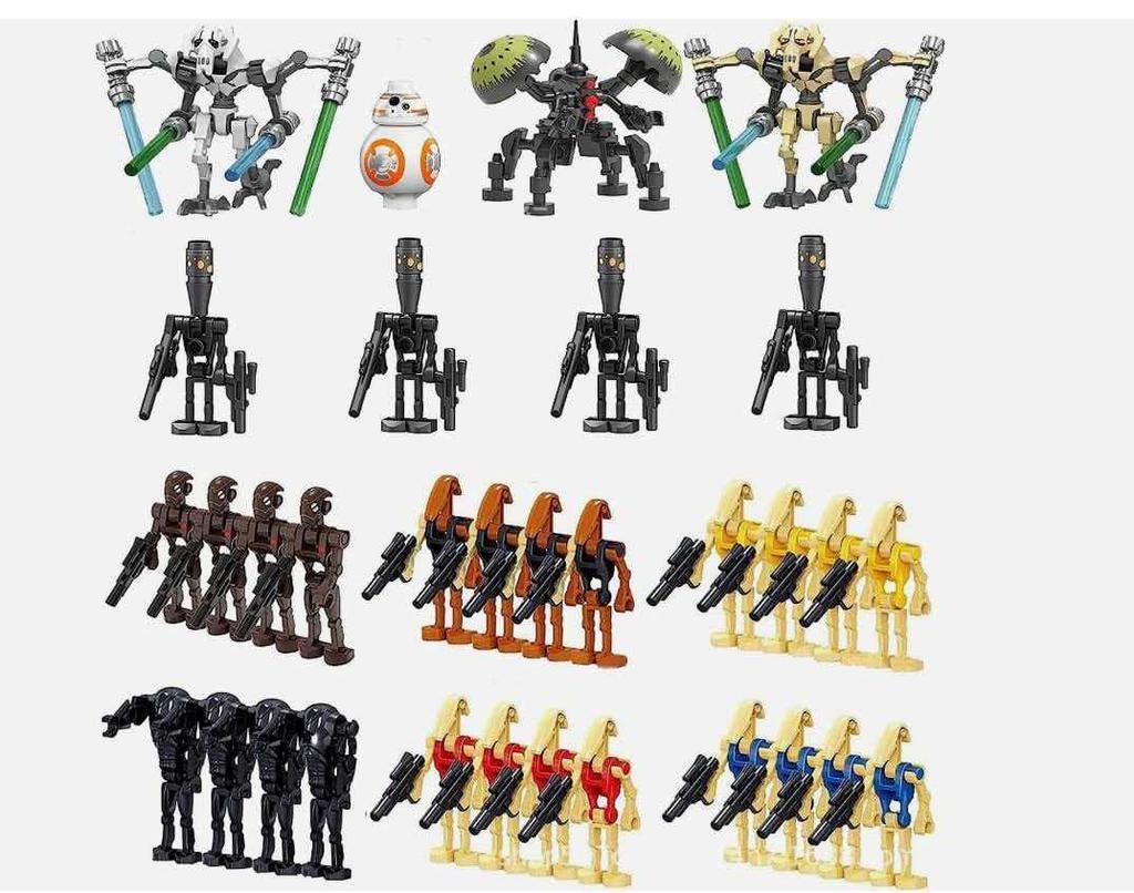 Children's Building Block Toy: Multi-Model Assembly Set of Combat Robot Soldiers – Educational Gift