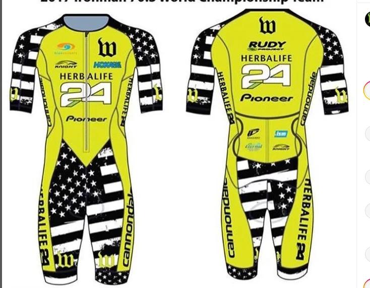 Wattie Ink Triathlon Sweatshirt Short Sleeve Cycling Suit Men Cycling Jumpsuit Mountain Suit Road Speed Suit One-piece Swimsuit S