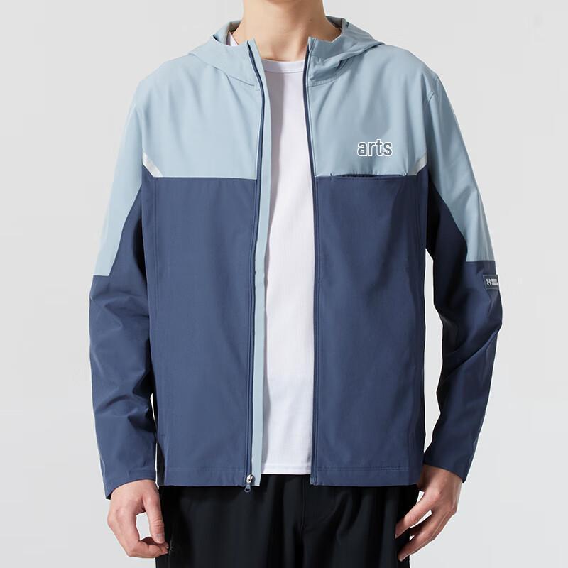 

Under Armour Men s Woven Hooded Jacket 1389255-044 L