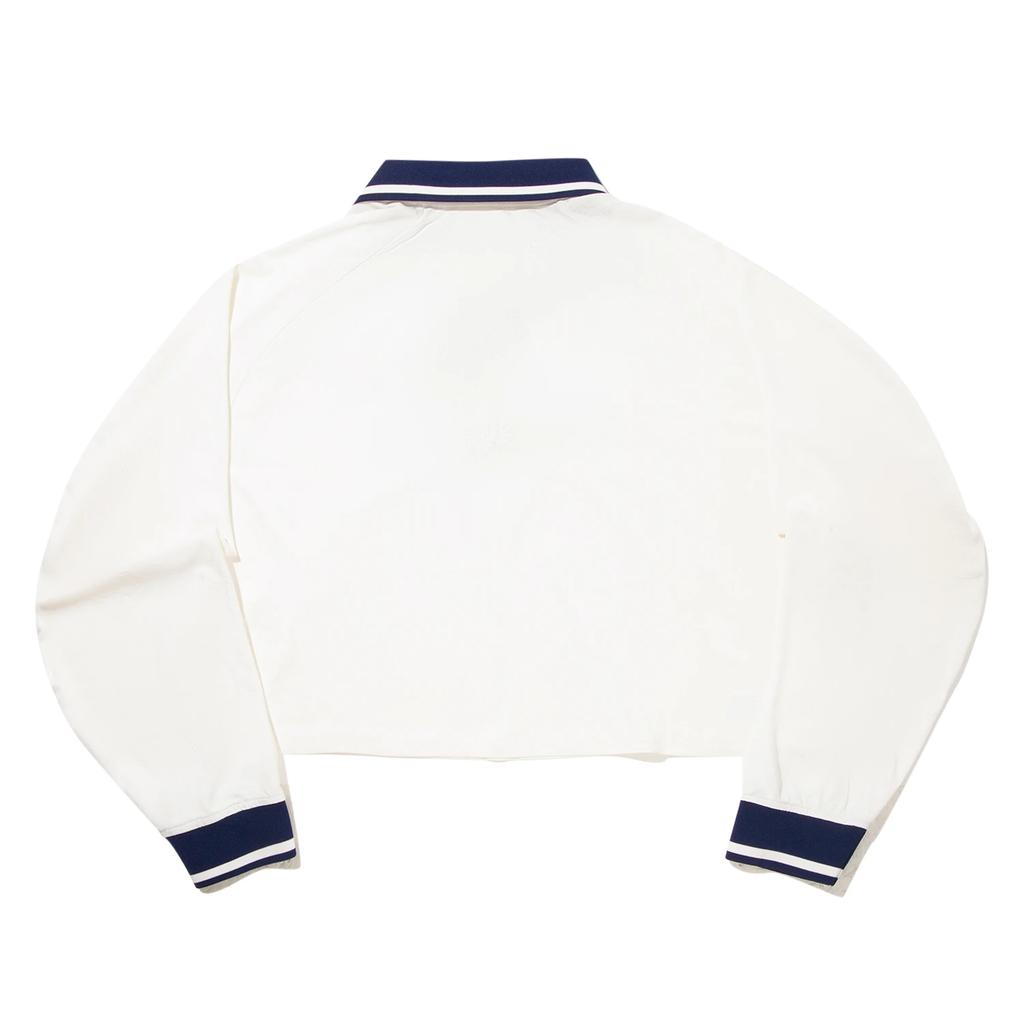 Li Ning Trendy Sports Series Casual Simple Color Block Printed Comfortable Versatile Loose Long Sleeve Polo Shirt Women Tops APLV570-1