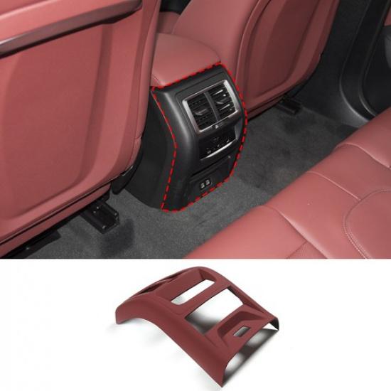 Volcano Red Rear Air Outlet Frame Cover Trim For BMW X3 iX3 X4 -