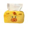 Plush Napkin Holder Large Capacity Tissue Storage Bag Cute Tissue Box  Car Mounted