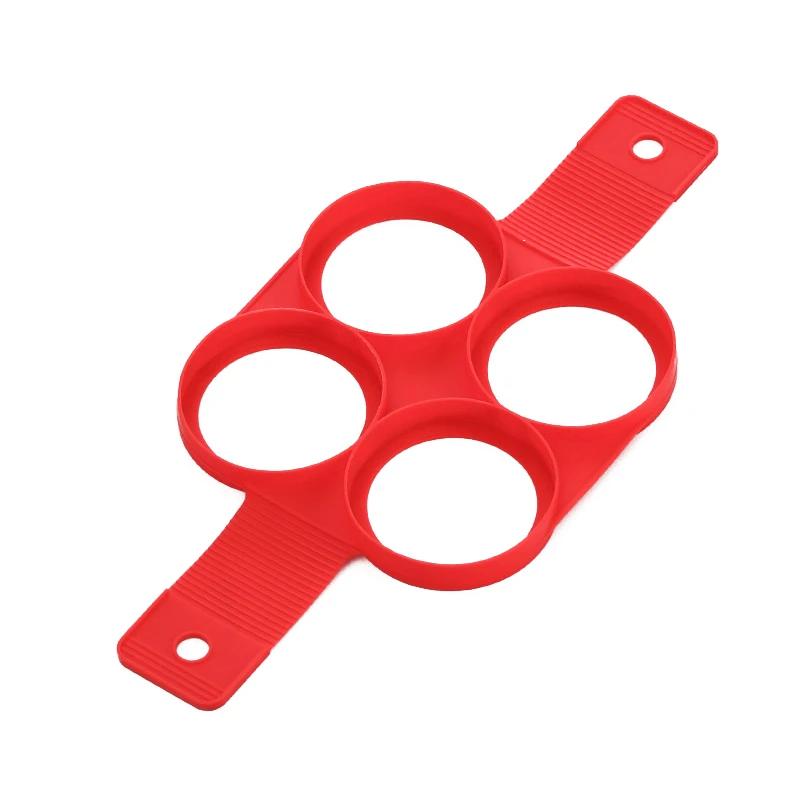 Silicone Pancake Maker Mold Non Stick Egg Ring Cooking Tool Flip Cooker for Breakfast Omelet Reusable Heat Resistant Baking Mold