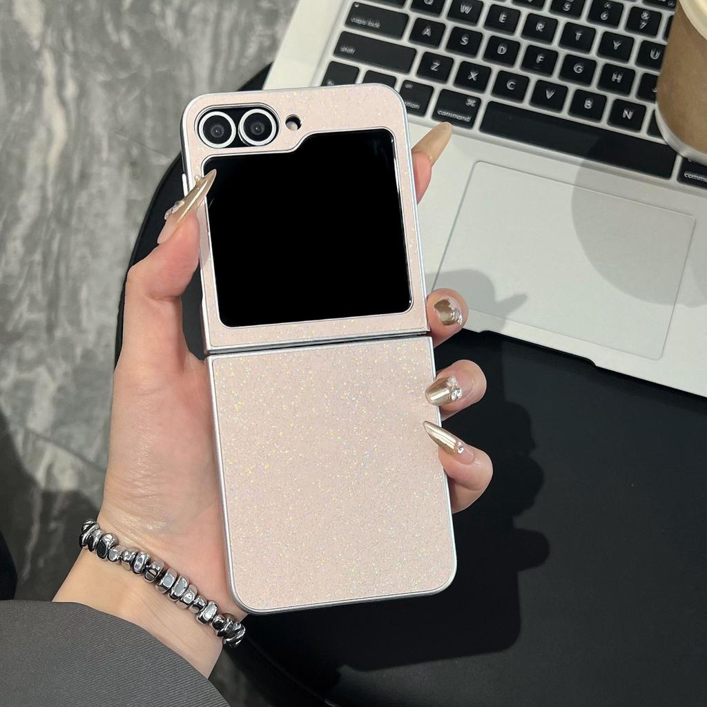 Samsung ZFLIP7 Frameless Bright ZFLIP6 Breathable Heat Dissipation Simple and Advanced Folding Mobile Phone Case