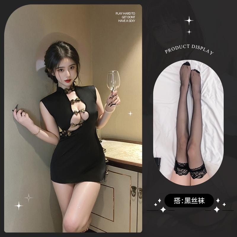Sex lingerie uniform seduction pure desire retro cheongsam dress sexy bed sex suit