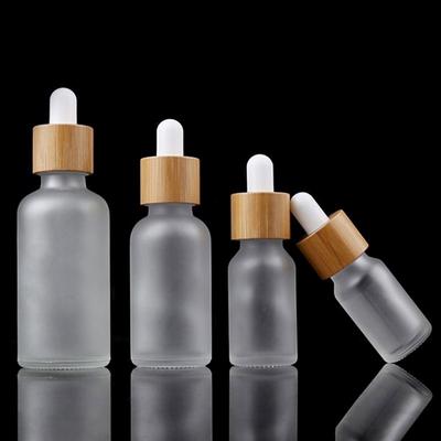 1Pc 5-100ml Frost Glas Dropper Flasche Leere Kosmetische Verpackung Container Fläschchen Ätherisches Öl Flaschen