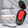 Quick-Dry Red Fingerprint Ink Pad for Office & Financial Use