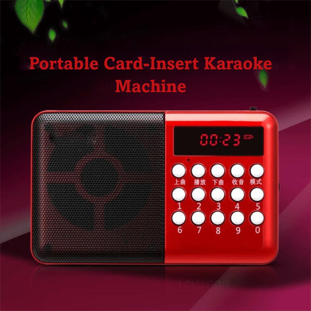 Rechargeable Radio Speaker USB Port FM Radio Support TF Card Music Player  Handheld Device