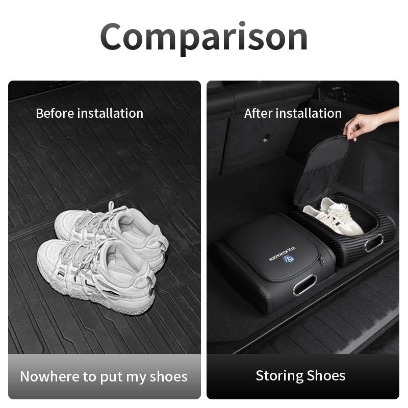 Lijk1 Car Outdoor Sports Sneaker Storage Bag Shoe Travel Case Organizer For VW GTI Polo Golf Passat Tiguan Arteon Jetta T-ROC ID.4 CC