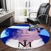 1pc Michael Jackson Carpet, Round Rug, Comfortable, Suitable for Entryways, Living Rooms, Office, And Bedrooms, Christmas Decoration