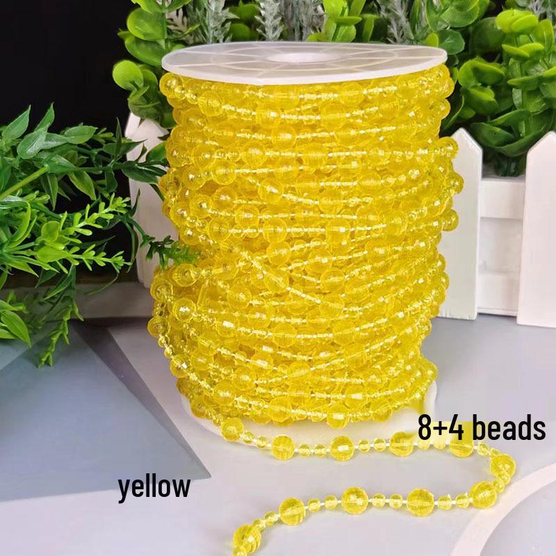 

Акрилова ниткова штора з намистин для весільної доріжки, декору місця проведення та DIY перегородки