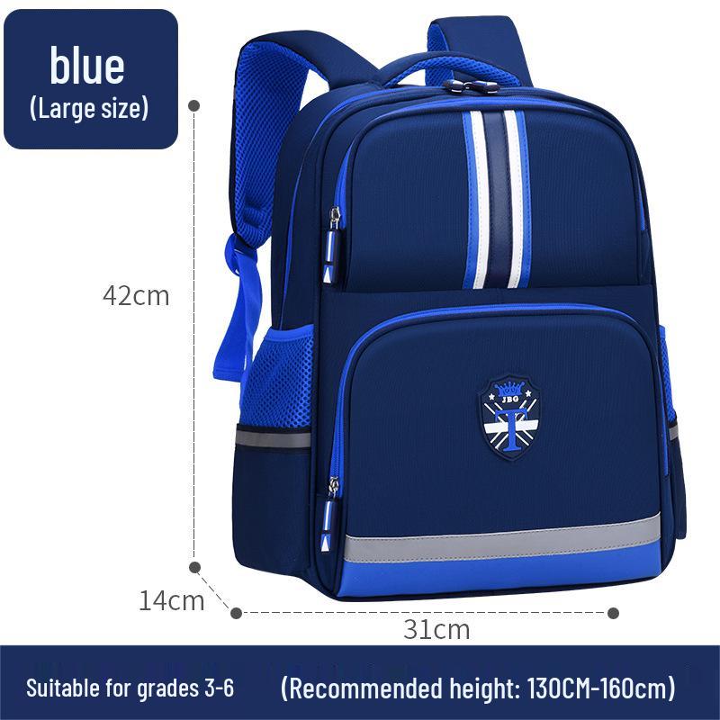 Waterproof Lightweight Backpack for Primary School Kids (Ages 6-12, Grades 1-6)