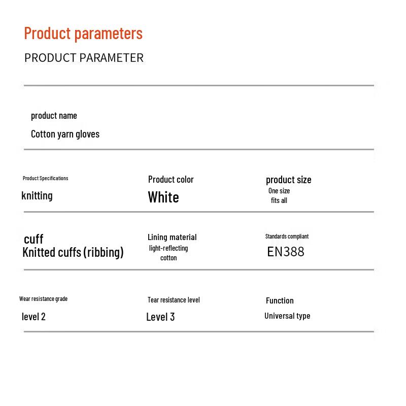 Xinlongzhuyou Cotton Work Gloves