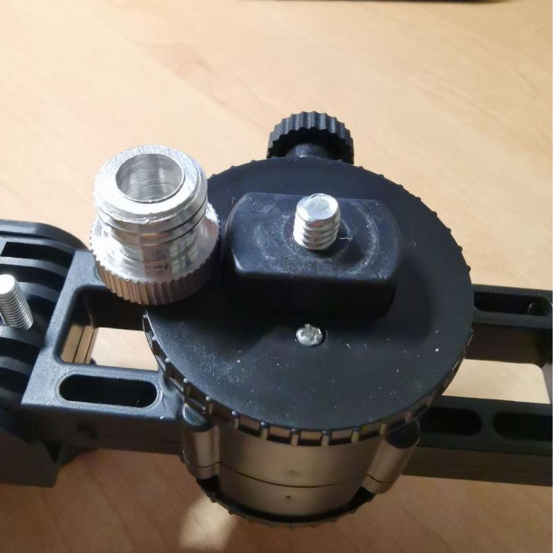 Durable High-Precision Camera Tripod Adapter: 1/4" & 5/8" Interface