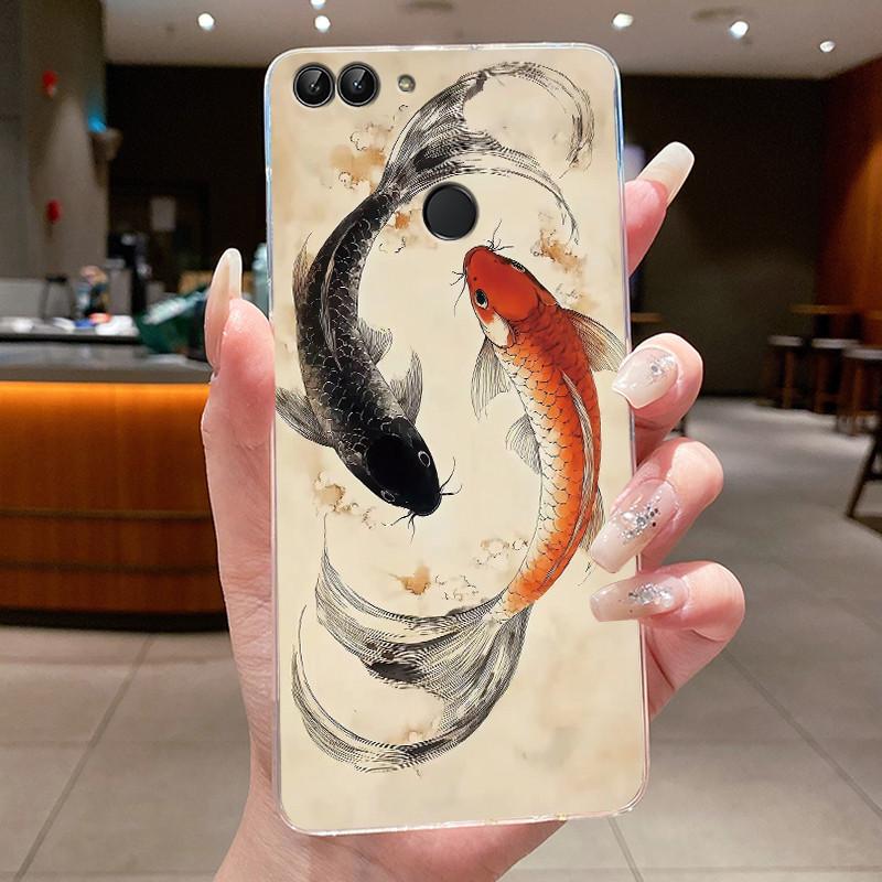 Casing For Huawei P Smart 2018 Phone Case FIG-LX1 FIG-LA1 Luxury Cute Cool Boys Girls Transparent Soft Silicone TPU Back Cover