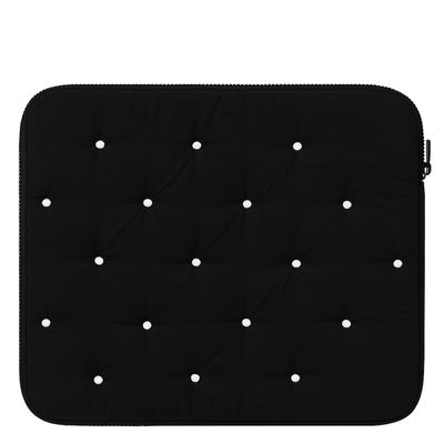 Cute Fluffy Quilted X Polka Dot Computer Stylish Cushioned Laptop for White 15 Case, Case, MacBooks, Women's, 11/13/15 Inch, Black, (black, Inch)