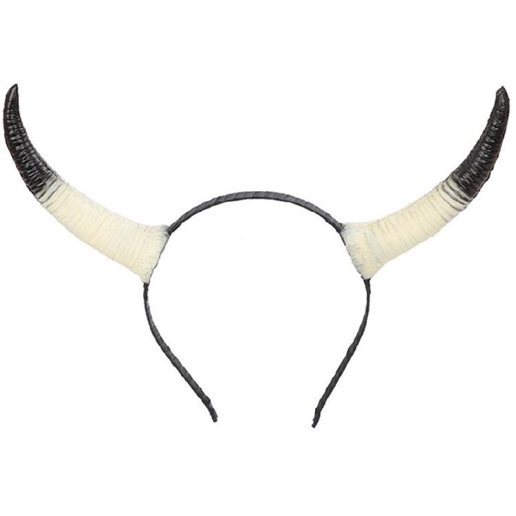 Fun Headbands Halloween Cattle Horn for Party Headwear for Vacation Travel