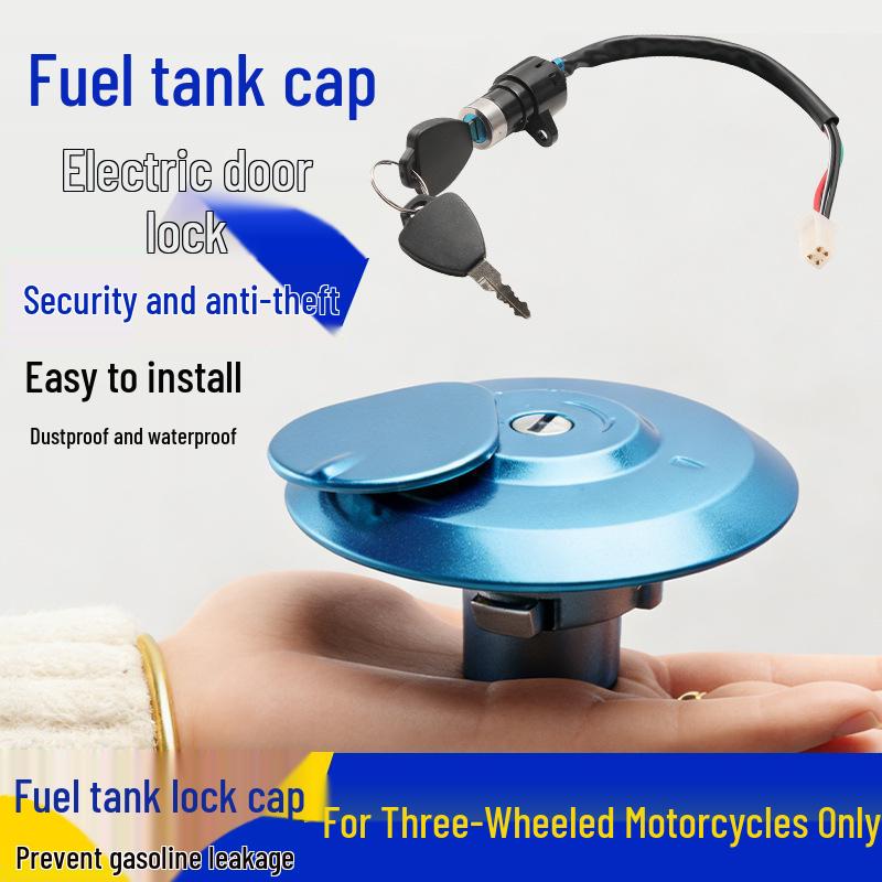 Dayun/Zongshen/Lifan/Loncin Motorcycle Tricycle Fuel Tank Cap & Ignition Switch Lock Set