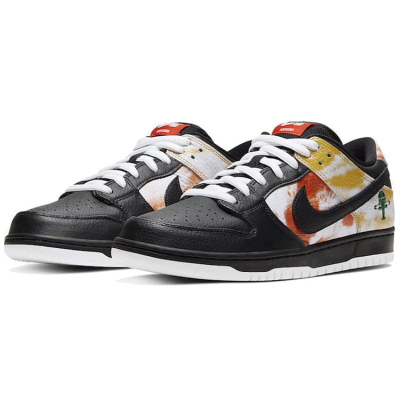Nike Sb Dunk Low 'Tie Dye Raygun Black' Skateboard Shoes BQ6832-001
