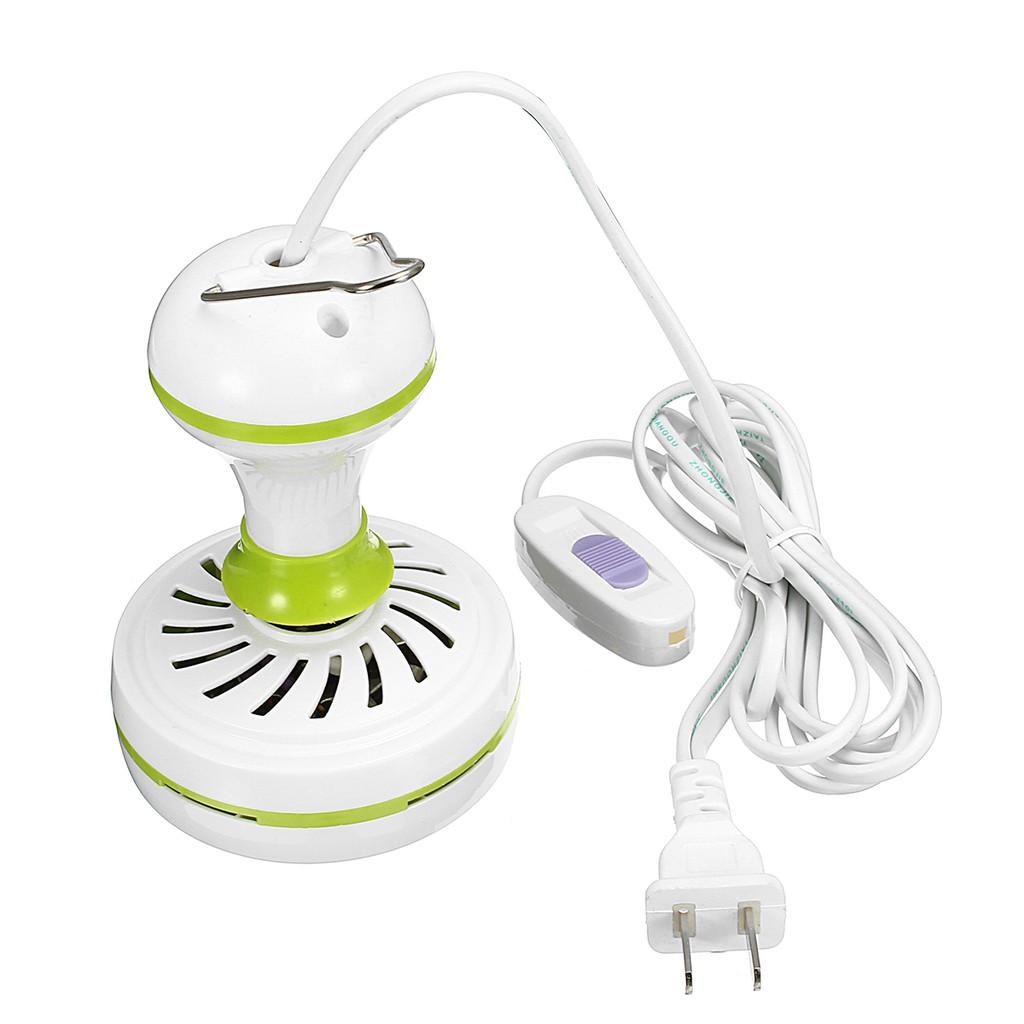 5 Leaves Anti Mosquito Ceiling Fan Mini Energy Saving Electric Brushless Motor Battery Ceiling Fan with Switch Plastic