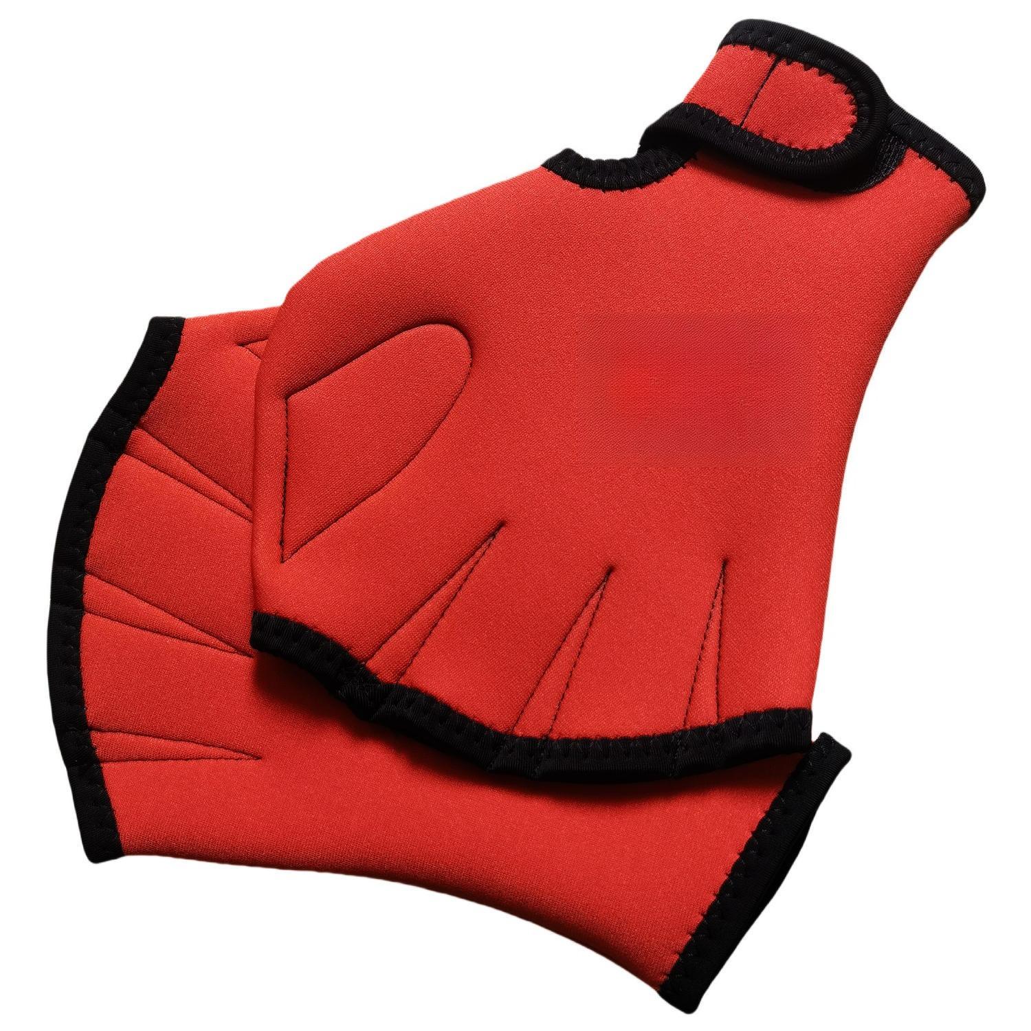 Adult Diving Swimming Gloves Open-finger Paddling Duck Paw Gloves Snorkeling Sailor Webbed Winter Swimming Gloves one size fits all оранжевый