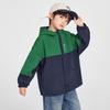 Boys' Hooded Windproof Soft Shell Outdoor Jacket