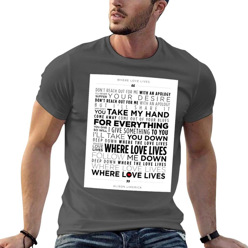 Where Love Lives Tshirt Plus Size Street Style Tee