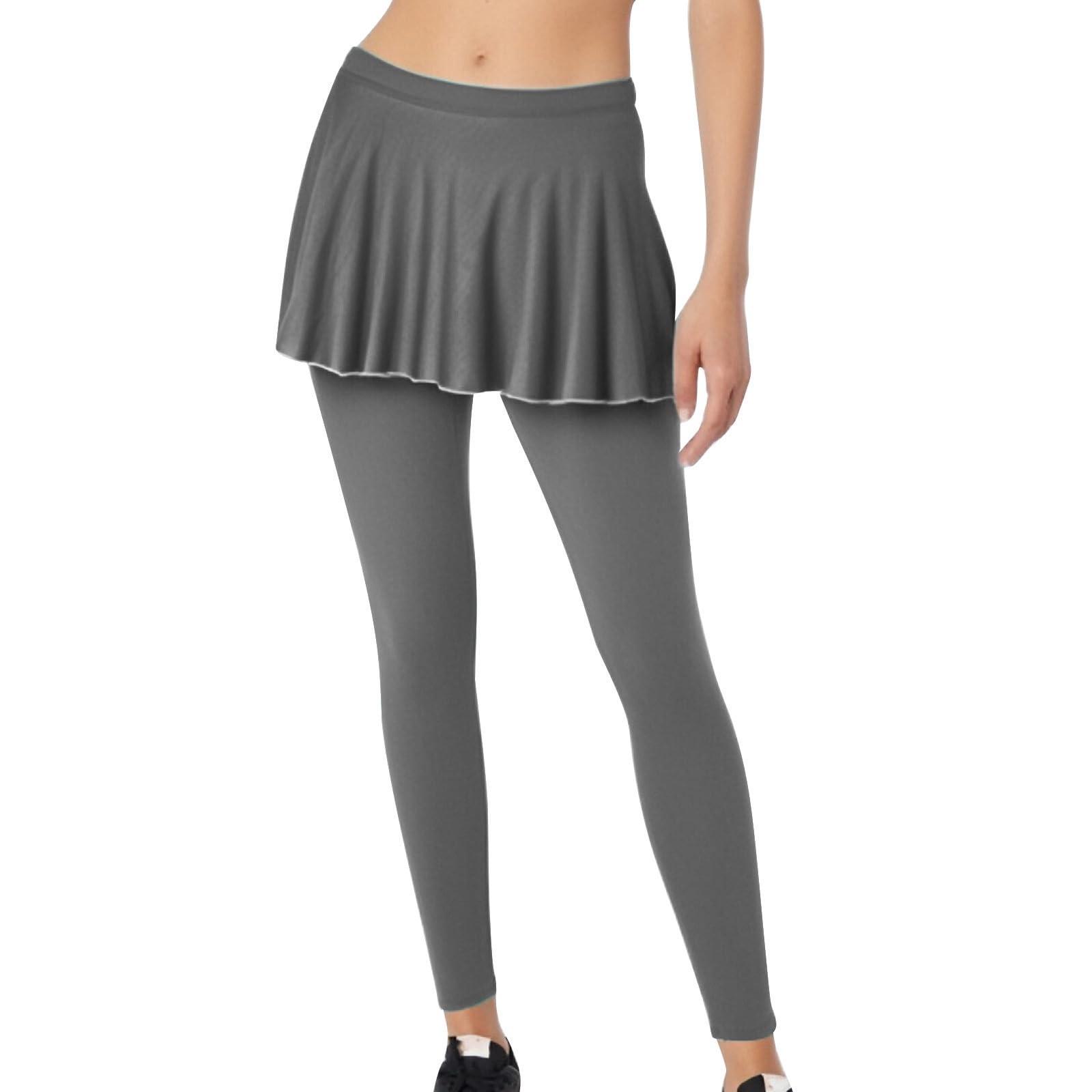 

Женские модные однотонные леггинсы с эластичной талией и плиссировкой из двух частей, повседневные брюки XXXXL