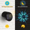 2/4PCS Solar Peacock Projection Lights Waterproof Outdoor LED Wall Lamp Solar Fence Light for Yard Garden Lawn Christmas Decoration
