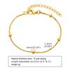Paperclip Chain Bracelet for Women , Rectangle Link Stainless Steel, Adjustable Fashion Jewelry