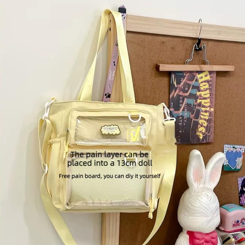 Girl's Ulzzang Ita Bag Large-capacity Crossbody Bag Japanese Comic Exhibition Single Shoulder Bag with Insert New Y2K Sweet 2026