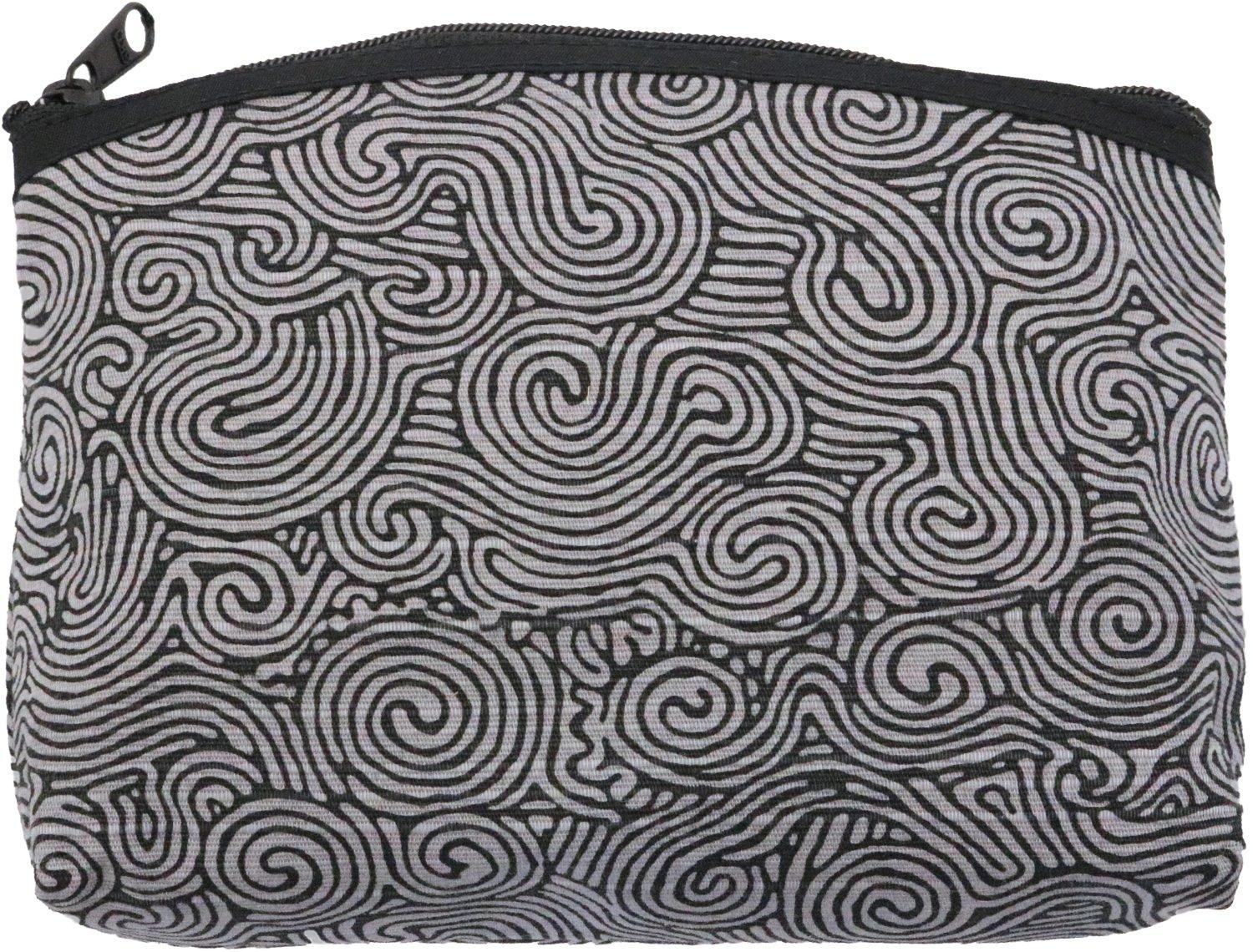 

Made in Makeup Cosmetic x x Small Item Jomon Arabesque Gray Kyosuke, Japan, Pouch, Case, 15.5 4.5 12cm, Case, Design, серый