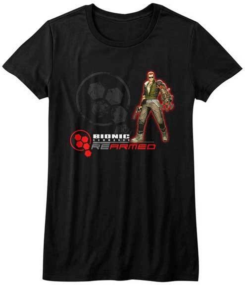 Bionic Commando Rearmed X Box NES Video Game Women s T Shirt Gamer Merch M