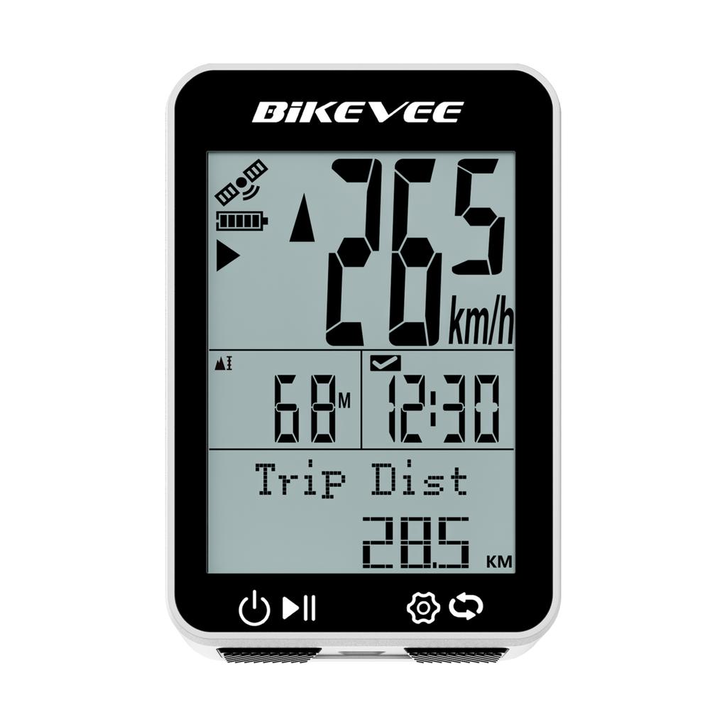 Neuester mehrsprachiger kabelloser GPS-Fahrradcomputer MPH KM/H Fahrrad-Tachometer Kilometerzähler Stoppuhr mit automatischer Start/Stopp-Funktion und Hintergrundbeleuchtung
