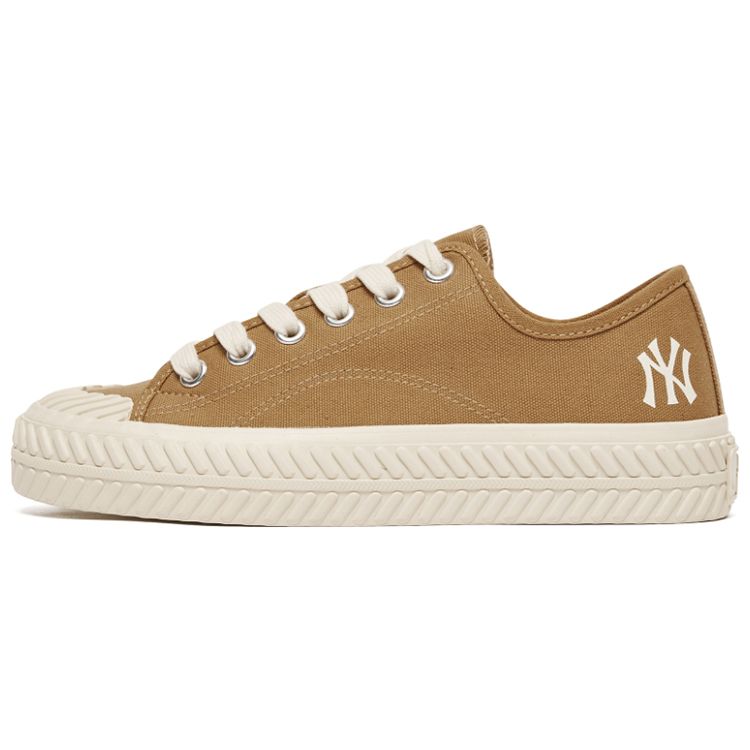 MLB Playball Origin Bequem Vielseitig Rutschfest Verschleißfest Low-Top Canvas-Schuhe Unisex Sneaker Braun 3ACVVA11N-50BGD 45 brown
