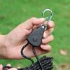 Camping Ratchet Hanger Pulleys Tent Hook Rope Hanger Grow Light Hanger Adjusted