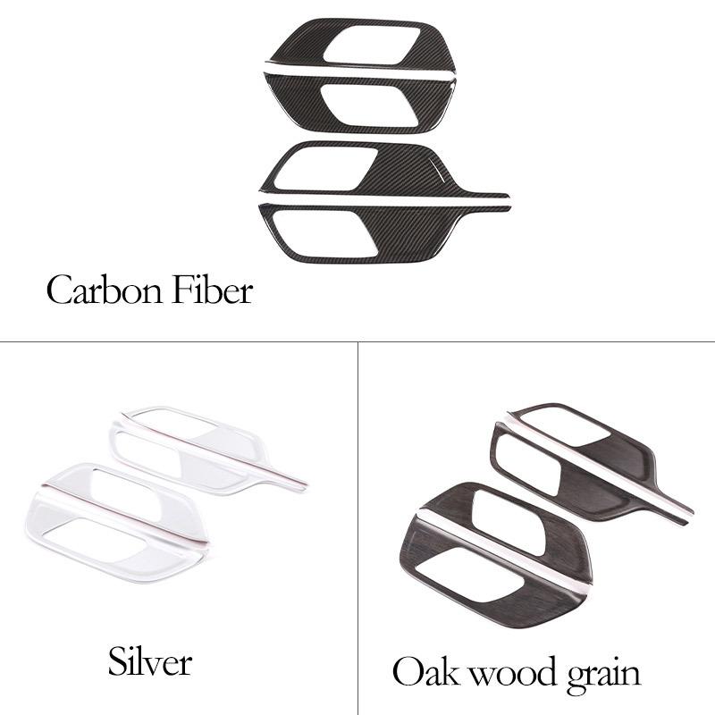 For Mercedes Benz B GLB Class W247 X247 B200 - ABS Carbon Fiber Car Inner Door Handle Cover Trim Car Accessories