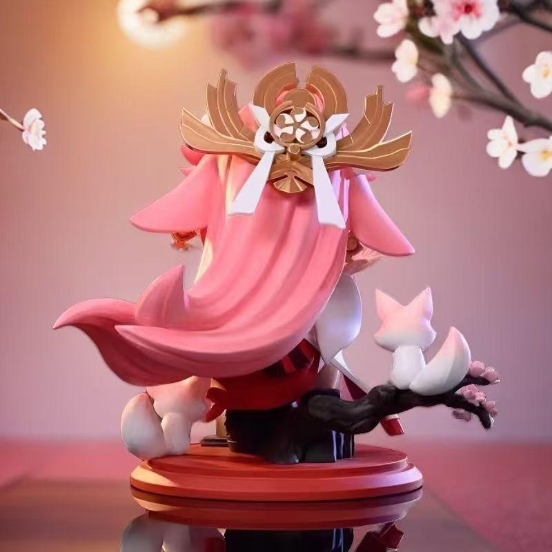 Handmade Yae Miko Hu Tao Ganyu Genshin Impact Figurine - Cute Anime Ornament