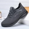 Large Size Men's Shoes Spring and Autumn New Shallow Mouth Lightweight Single Shoes Soft Sole Comfortable Mesh Shoes Outdoor Casual Sports Shoes