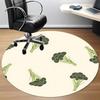 1pc Broccoli Pattern Chair Carpet for Office Non Slip, Lightweight, Machine Washable Rug for Office Holiday Decor